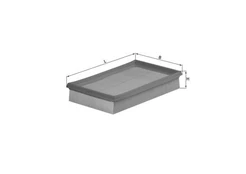 Oro filtras MAHLE LX663 kaina