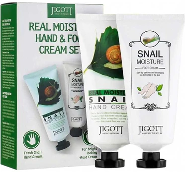 JIGOTT Real Moisture Hand & Foot Kreminis Set (100 ml+100 ml)
