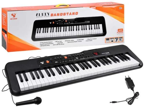 Pianinas SD-S850 su mikrofonu, 61 klavišas