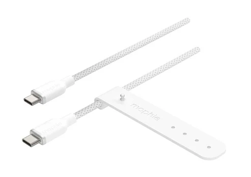 mophie Chargestream USB-C to USB-C cable 1m Baltas