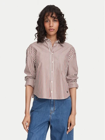 Weekend Max Mara Marškiniai Panetto 2625116101 Kreminė Regular Fit