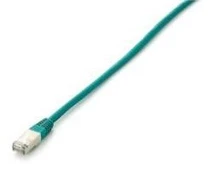 Equip Patchkabel Cat6A S/FTP 2xRJ45 1.00m grün Plat.LSZH Polybeutel