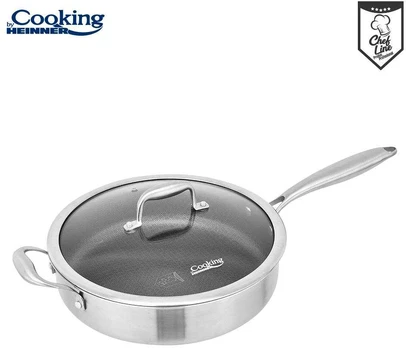 COOKING BY HEINNER Heinner GILUS KEPTUVAS SU DANGČIU, 24x6,5 CM, TITANIUM 3, HEINER GAMINTOJAS