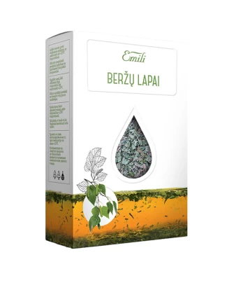 Beržų lapai (Folium Betulae) 40g Emili