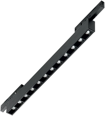 10W LED linijinės sistemos šviestuvas DEVA, juodas, 4000K, 369938