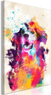 Artgeist Paveikslas - Watercolor Dog (1 Part) Vertical kaina
