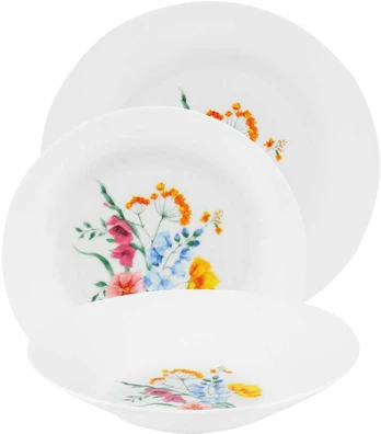 Serwis obiadowy dla 6 osób Lilli 18-elementowy DOMOTTI