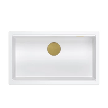 Virtuvės plautuvė Quadron Logan 110, HQD7644U1_PVDG1_I, balta