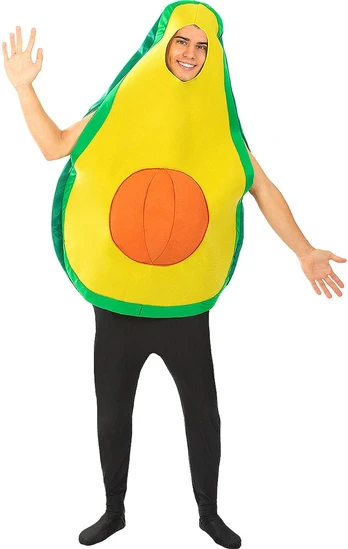 Avokado kostiumas suaugusiesiems