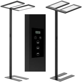 Spacetronik Podwójna lampa stojąca GLOW D24 Pro Auto Juoda