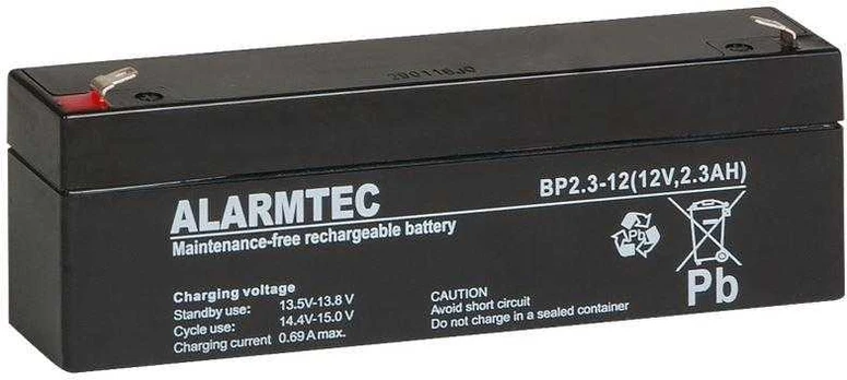 Akumuliatorius AGM ALARMTEC serija BP 12V 2.3Ah