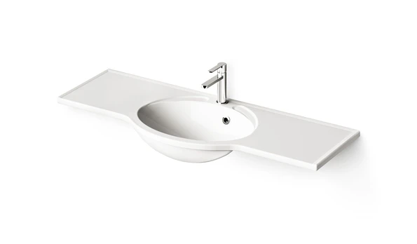 Praustuvas PAA Delta, baltas, 120 cm