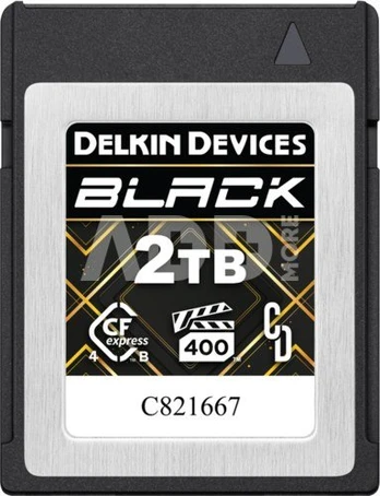 Delkin CFexpress 4.0 BLACK | Type B | R3700/W3220 (VPG400) 2TB