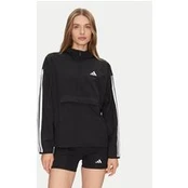 adidas Neperpučiama striukė Essentials 3-Stripes JE1312 Juoda Regular Fit