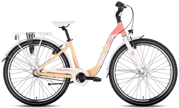 Dviratis Tabou Queen 26 Plus coral-white