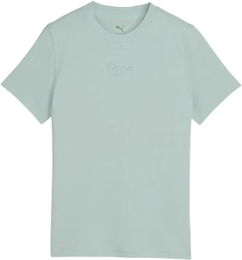 Marškinėliai vaikams Puma Ess Script Tee miętowa 692542 29 (164cm)