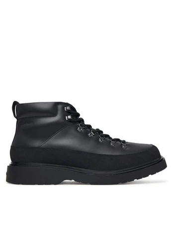 Calvin Klein Auliniai batai Combat Mid Hiking Boot Lth Wl HM0HM02357 Juoda