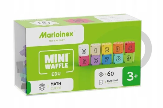 Marioinex *****Klocki wafle EDU kostki matemat. 60el 06408