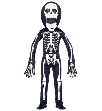 Karnavalinis kostiumas, Skeletas, Widmann, 2 dalys su kombinezonu ir didele kauke