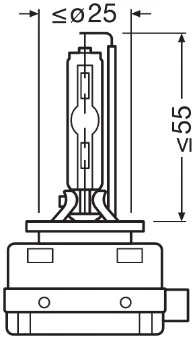 lemputė, prožektorius, OSR66140XNN-HCB, 2vnt., 85V