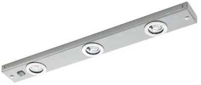 EGLO KOB LED, Cabinet, Nickel, Nerūdijantis plienas, Nerūdijantis plienas, Rectangular, IP20, 3 bulb(s)