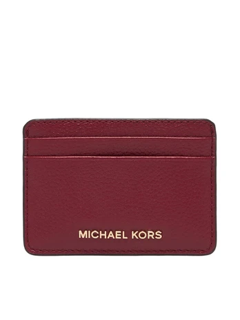 Kreditinių kortelių dėklas MICHAEL Michael Kors 32F7GF6D0L Vyšninė