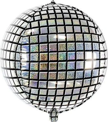 Party Deco Foil Balloon Disco Ball, 40cm
