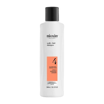 Nioxin SYSTEM 4 - Šampūnas - Dyed and Damaged Hair with Advanced Weakening 300 ml