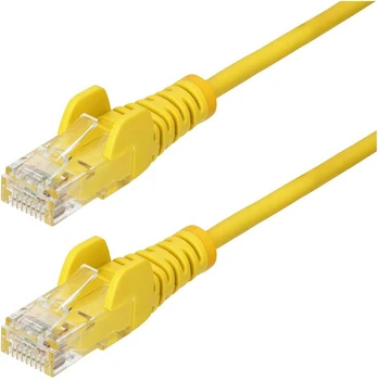 StarTech 2M geltonas plonas CAT6 kabelis