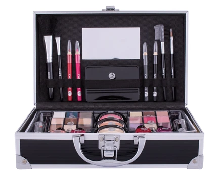 2K Fabulous Beauty Train Case Black Makeup Palette 66,9g