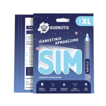 SIM Kortelė Gudrutis planas XL (1 metams)