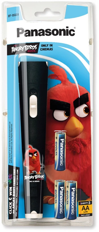 Panasonic Batteries Panasonic žibintuvėlis BF-BG01 Angry Birds