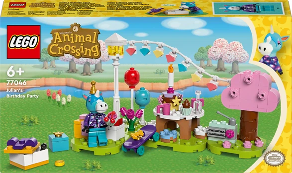 LEGO Animal Crossing 77046 Julian gimtadienio vakarėlis