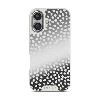 Night Sky - Dotted iPhone 16 Case, Elite Mirror Light (MagSafe) / Silver