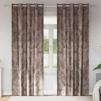 Aksominės Užuolaidos 2 vnt su Žiedais Kapučinas 260x140 cm