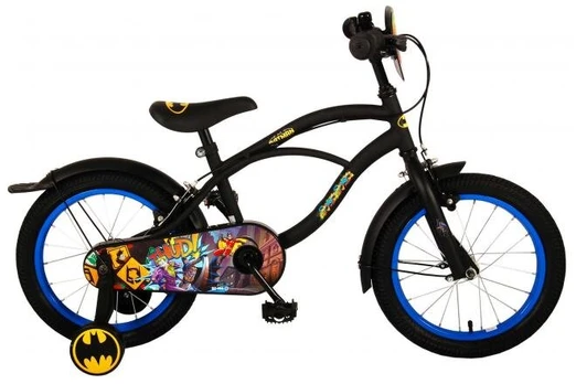 Vaikiškas dviratis Volare Batman 16", juodas, BLACK