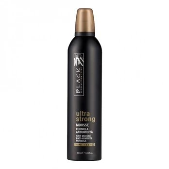 BLACK ULTRA STRONG plaukų putos, 400 ml