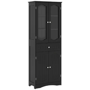 Bonideco Select Vonios spintelė 60x30x160cm., juodos spalvos
