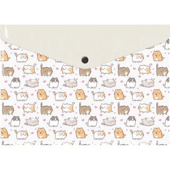 Vaikška A4 voko formos aplankas su "kittens" piešiniu