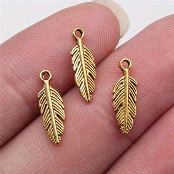 Metaliniai lapeliai, Bronze 50pcs