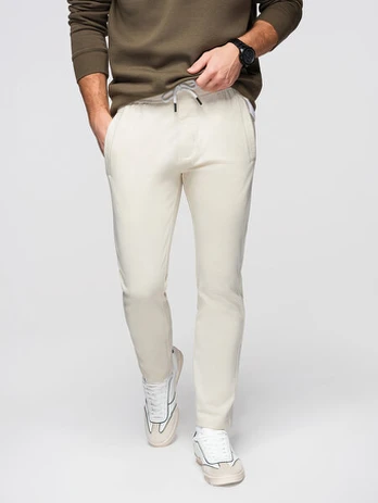Kelnės vyrams Ombre OM-PABS-0304, smėlinė