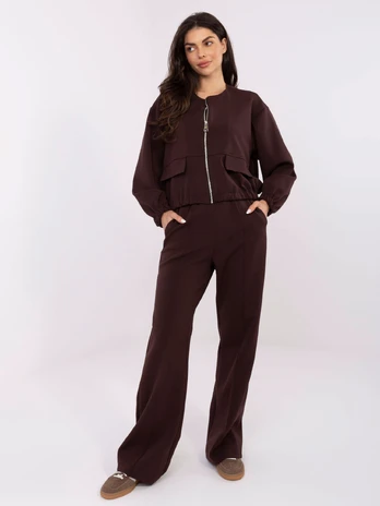 Bluza-MJ-BL-H5034.19-ciemny brązowy