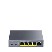5 prievadų komutatorius CUDY GS105P kaina