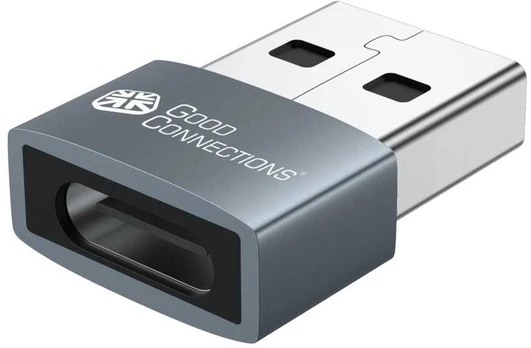 Good Connections GoodConnections USB-A 2.0 > USB-C (ST-BU) Adapteris Grau