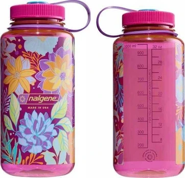 Nalgene plačiakaklis butelis 1 l gėlių skonio