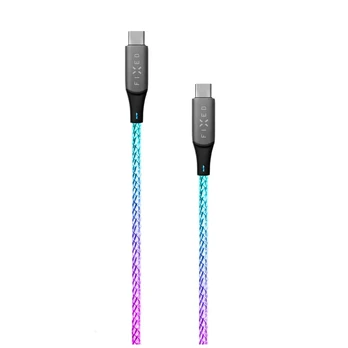 FIXED LED/Gaming USB-C/C 60W cable 1.2m
