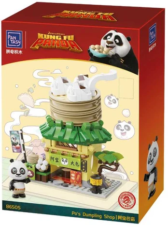 Pantasy Kungfu Panda Mini Street View - Po's Dumpling Shop Construction Set