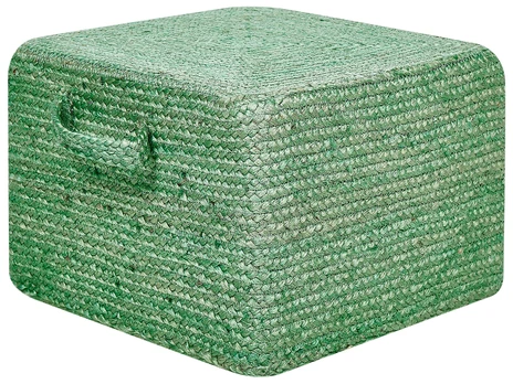 Pufas Beliani Dhadar, žalias, 45 cm x 45 cm x 30 cm
