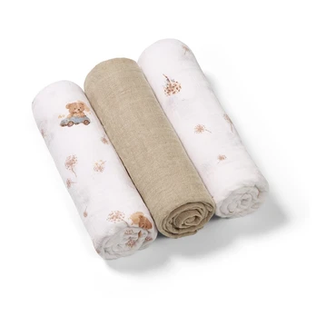 Vystyklai MUSLIN BabyOno 348/15-3 vnt