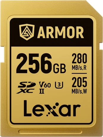 Lexar memory card SDXC 256GB Armor Gold UHS-II U3